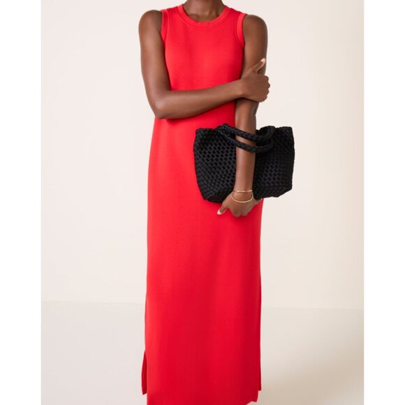 Spanx AirEssentials Sleeveless Maxi Red Long Side Slits Ultra-Soft Sundress 2X - Picture 5 of 14